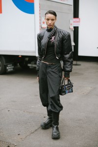 Street style at Milan Fashion Week Fall 2023