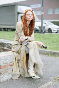 Street style at Milan Fashion Week Fall 2023