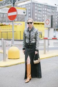 Street style at Milan Fashion Week Fall 2023