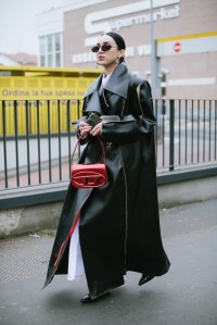 Street style at Milan Fashion Week Fall 2023