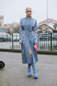Street style at Milan Fashion Week Fall 2023