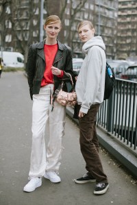 Street style at Milan Fashion Week Fall 2023