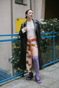 Street style at Milan Fashion Week Fall 2023