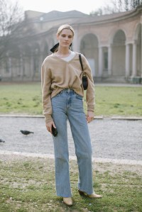 Street style at Milan Fashion Week Fall 2023