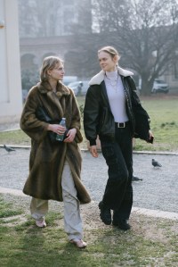 Street style at Milan Fashion Week Fall 2023