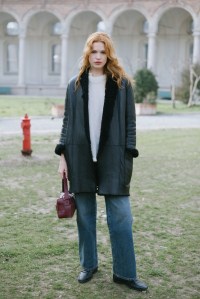 Street style at Milan Fashion Week Fall 2023