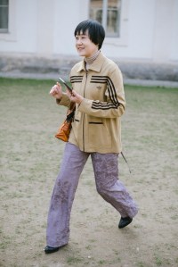 Street style at Milan Fashion Week Fall 2023