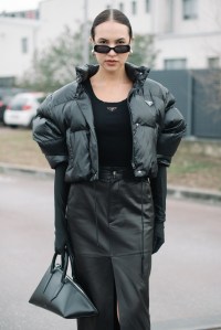 Street style at Milan Fashion Week Fall 2023