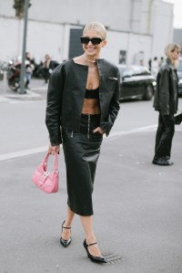 Street style at Milan Fashion Week Fall 2023