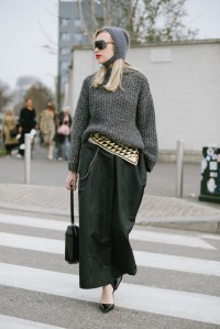 Street style at Milan Fashion Week Fall 2023