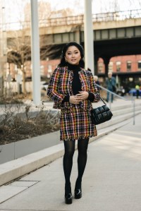 Street style at New York Fashion Week RTW Fall 2023