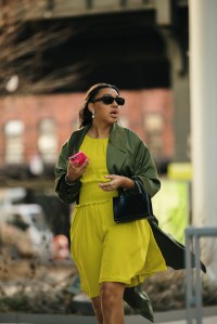 Street style at New York Fashion Week RTW Fall 2023