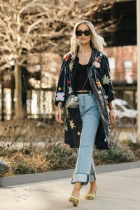 Street style at New York Fashion Week RTW Fall 2023