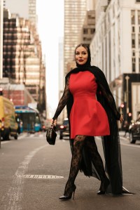 Street style at New York Fashion Week RTW Fall 2023