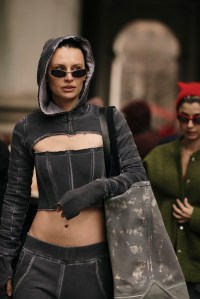 Sophie Sahara/WWDStreet style at New York Fashion Week RTW Fall 2023