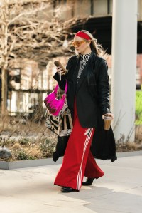Street style at New York Fashion Week RTW Fall 2023