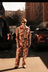 Street style at New York Fashion Week RTW Fall 2023