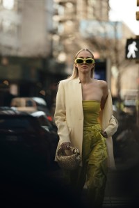 Street style at New York Fashion Week RTW Fall 2023