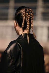 Street style at New York Fashion Week RTW Fall 2023