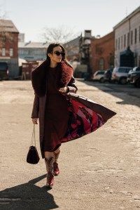 Street style at New York Fashion Week RTW Fall 2023