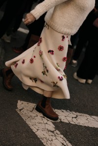 Street style at New York Fashion Week RTW Fall 2023