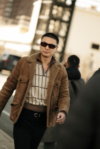 Street style at New York Fashion Week RTW Fall 2023