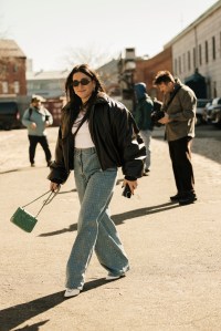 Street style at New York Fashion Week RTW Fall 2023