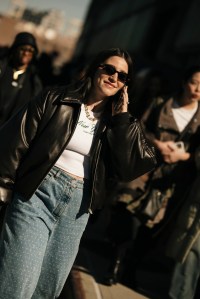 Street style at New York Fashion Week RTW Fall 2023