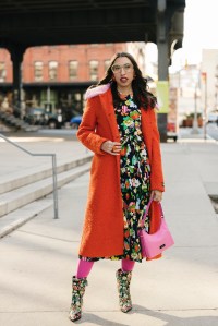 Street style at New York Fashion Week RTW Fall 2023