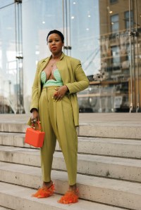Street style at New York Fashion Week RTW Fall 2023