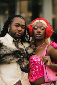 Street style at New York Fashion Week RTW Fall 2023
