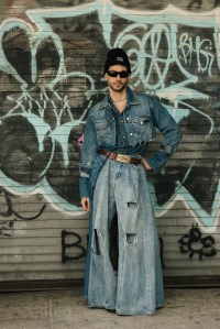 Street style at New York Fashion Week RTW Fall 2023