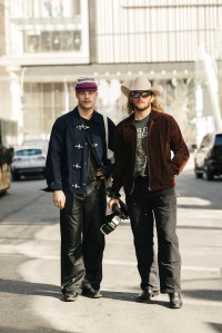 Street style at New York Fashion Week RTW Fall 2023