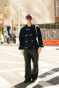 Street style at New York Fashion Week RTW Fall 2023