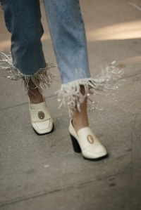 Street style at New York Fashion Week RTW Fall 2023