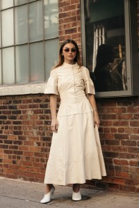 Street style at New York Fashion Week RTW Fall 2023