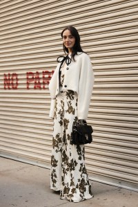 Street style at New York Fashion Week RTW Fall 2023