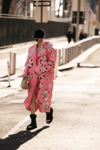 Street style at New York Fashion Week RTW Fall 2023