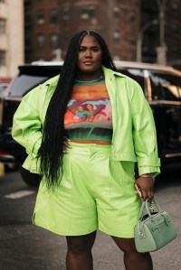 Street style at New York Fashion Week RTW Fall 2023