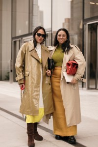 Sophie Sahara/WWDStreet style at New York Fashion Week RTW Fall 2023