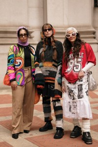 Street style at New York Fashion Week RTW Fall 2023