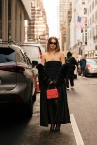 Street style at New York Fashion Week RTW Fall 2023