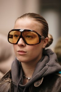 Sophie Sahara/WWDStreet style at New York Fashion Week RTW Fall 2023