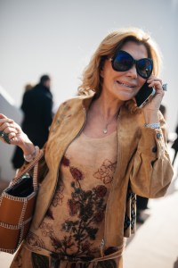 Street style at Paris Fashion Week Fall 2023