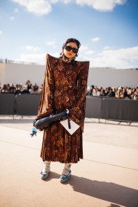 Street style at Paris Fashion Week Fall 2023