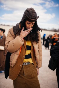 Street style at Paris Fashion Week Fall 2023