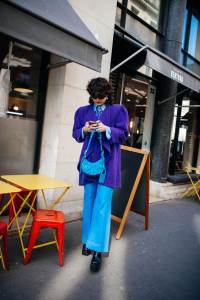 Street style at Paris Fashion Week Fall 2023