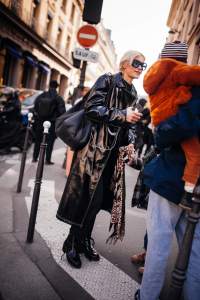 Street style at Paris Fashion Week Fall 2023