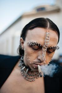 Street style at Paris Fashion Week Fall 2023
