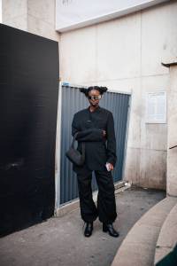 Street style at Paris Fashion Week Fall 2023